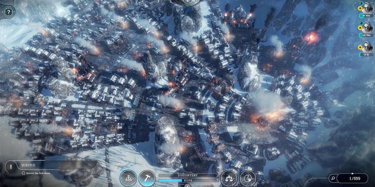 Jogos de construção de cidades Frostpunk Survival