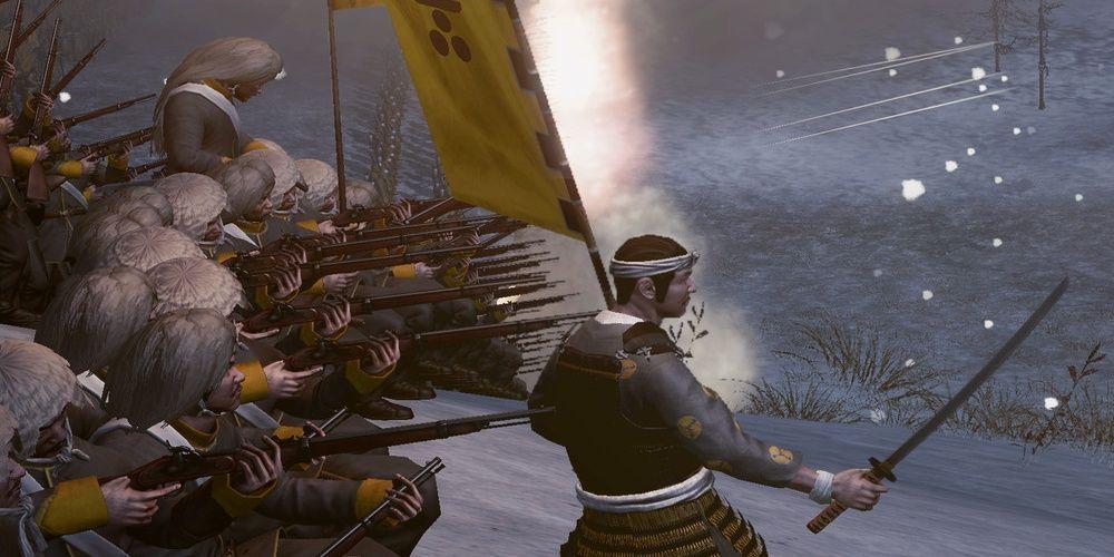 Captura de tela promocional de Total War Shogun 2 Fall Of The Samurai cortada