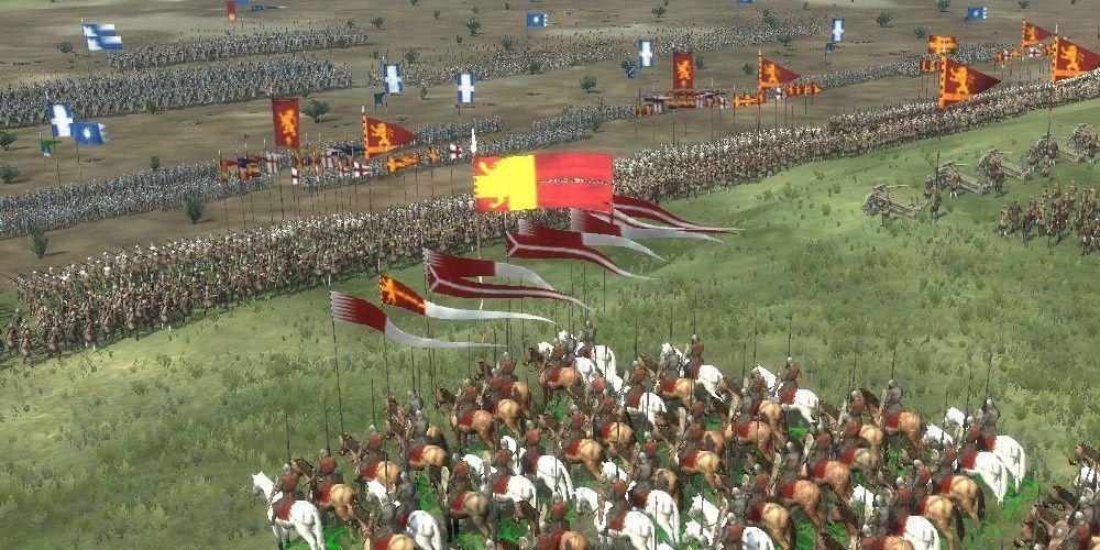 Captura de tela promocional de Total War Medieval 2 cortada