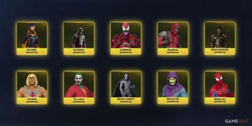 Os melhores lutadores personalizados de super-heróis e vilões em WWE 2K23