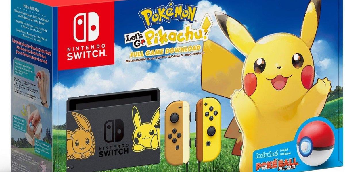Pokemon: Vamos, Pikachu!/Eevee! Console de troca de pacotes