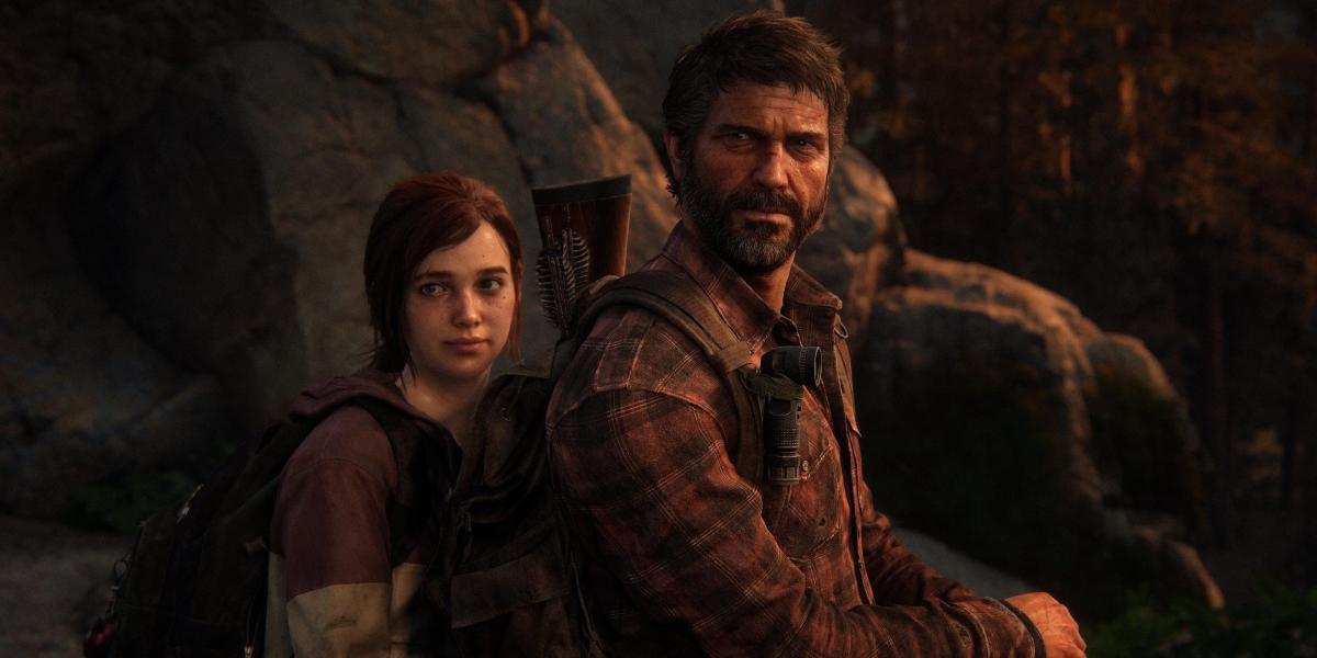 Ellie e Joel em The Last of Us Parte 1
