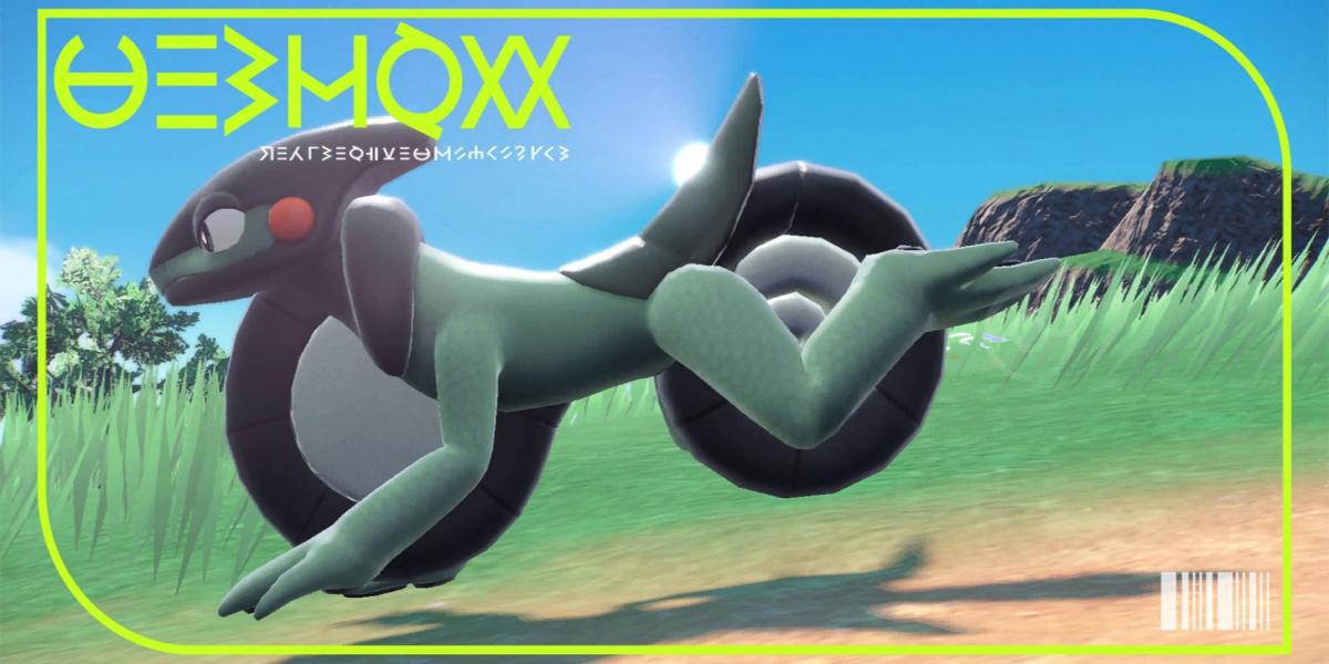 A capa Pokedex para Cyclizar em Pokemon Scarlet e Violet