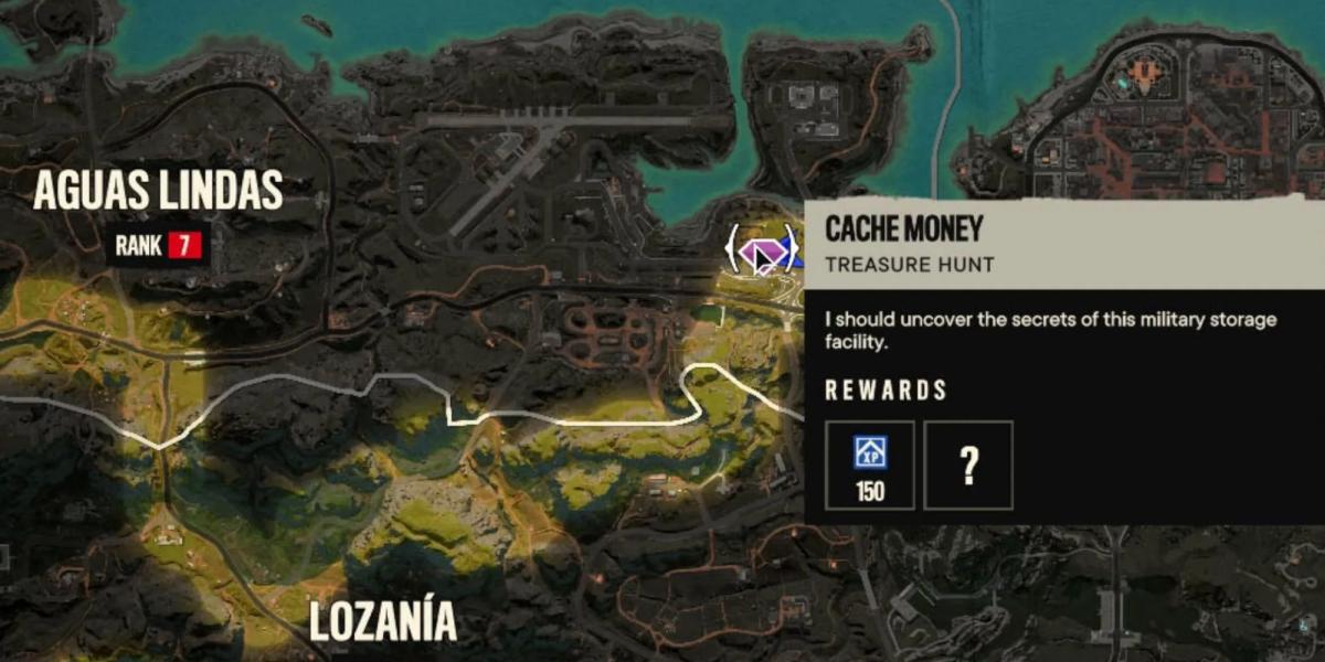 Fary Cry 6 cache dinheiro caça ao tesouro