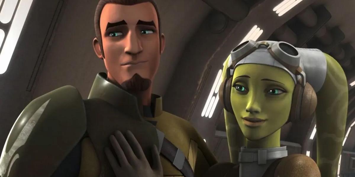 Kanan Jarrus e Hera Syndulla em Star Wars Rebels