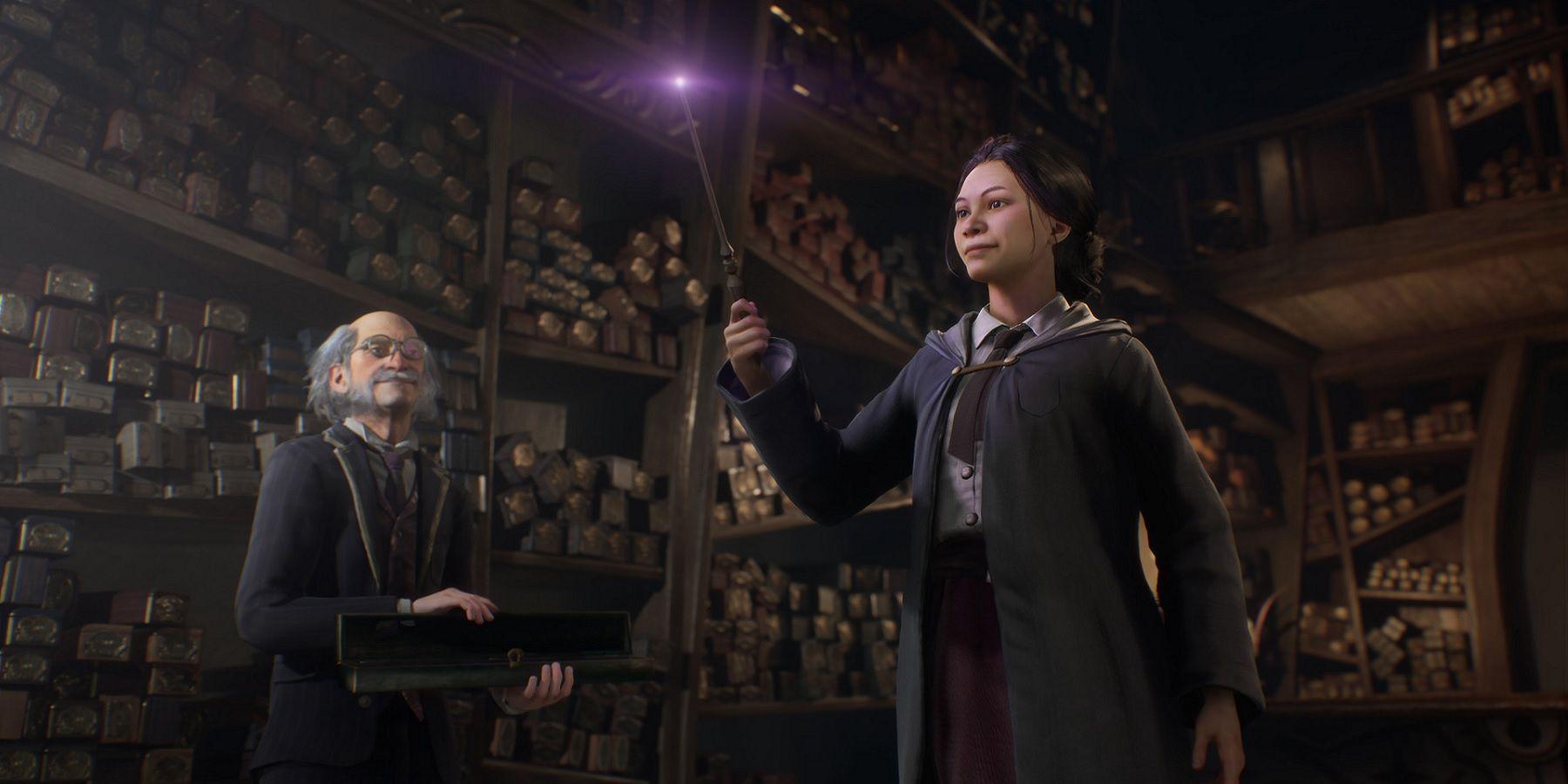 Os minijogos de aprendizado de feitiços do legado de Hogwarts são uma boa reminiscência dos antigos jogos de Harry Potter