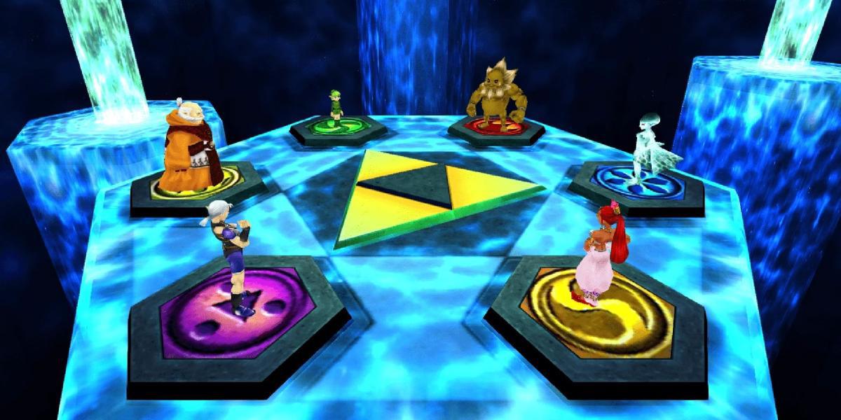 Os Sete Sábios reunidos em Ocarina of Time