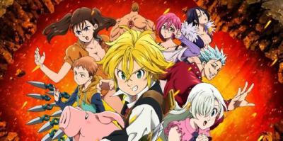 Os Sete Pecados Capitais é o anime Netflix mais pesquisado no mundo
