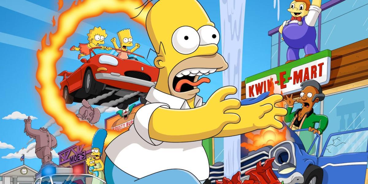 Os Simpsons Hit and Run se inspiraram em um jogo inesperado da Nintendo