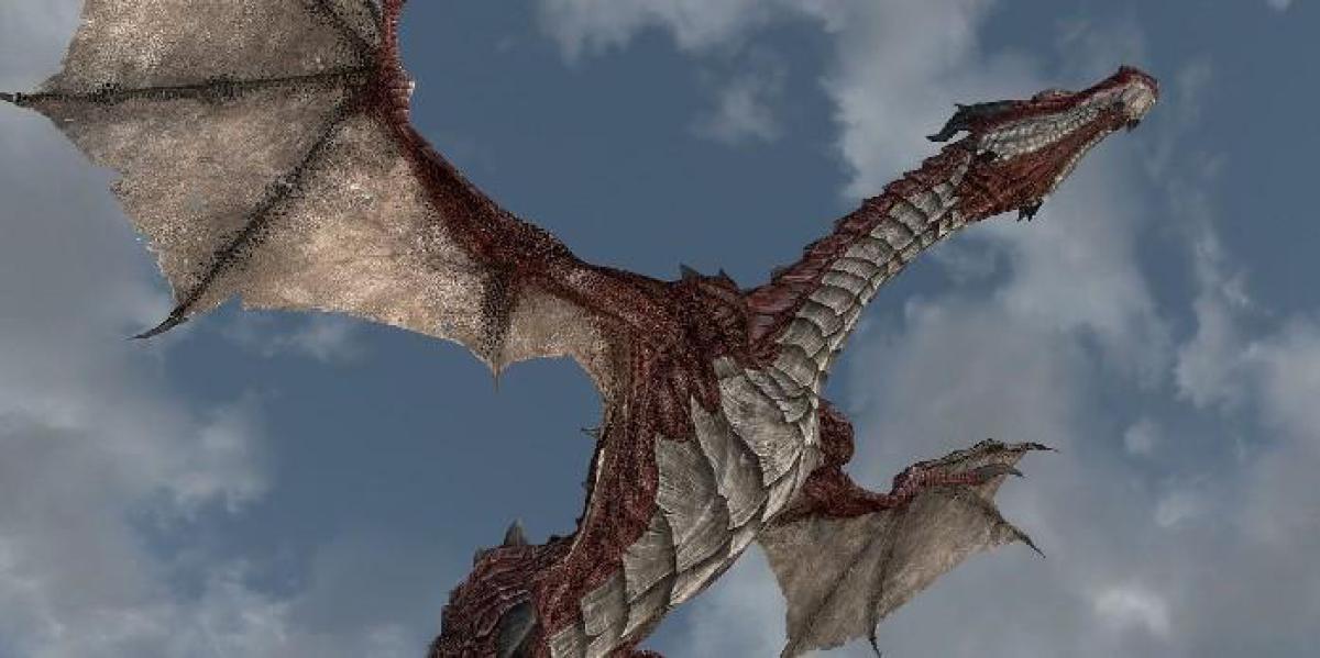Pacotes de texturas de Skyrim revisam os dragões do jogo