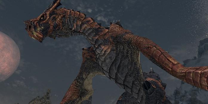 Pacotes de texturas de Skyrim revisam os dragões do jogo