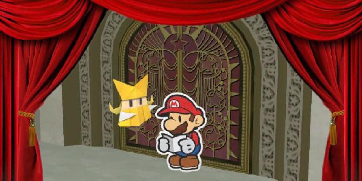 Paper Mario: The Origami King abre uma porta realmente grande