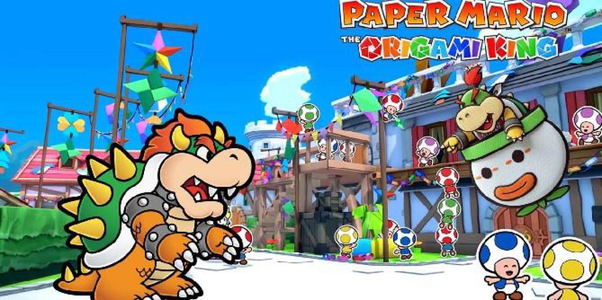 Paper Mario The Origami King: Bowser é um bom pai?