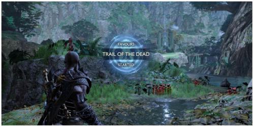 Passo a passo de God Of War Ragnarok: Trail of the Dead Favor