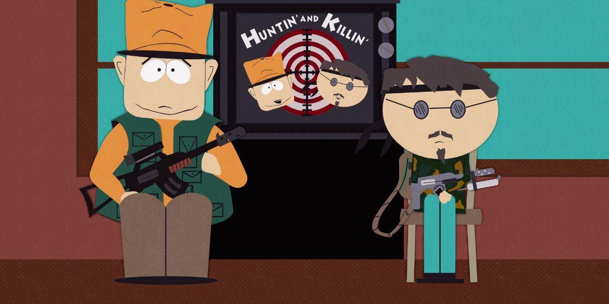 South Park matou personagens aposentados Jimbo Ned