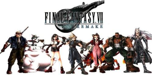 Personagens de Final Fantasy 7 recebem figuras de exibição de modelo de polígono