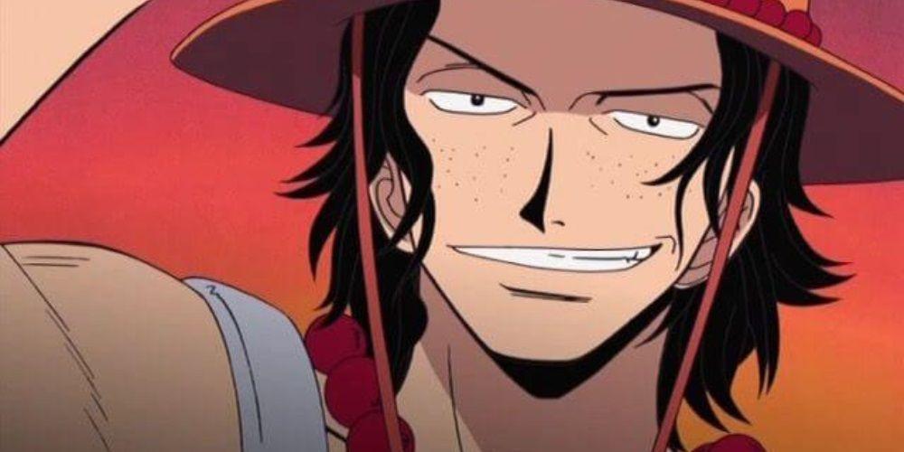 Portgas D. Ace como ele aparece no anime One Piece