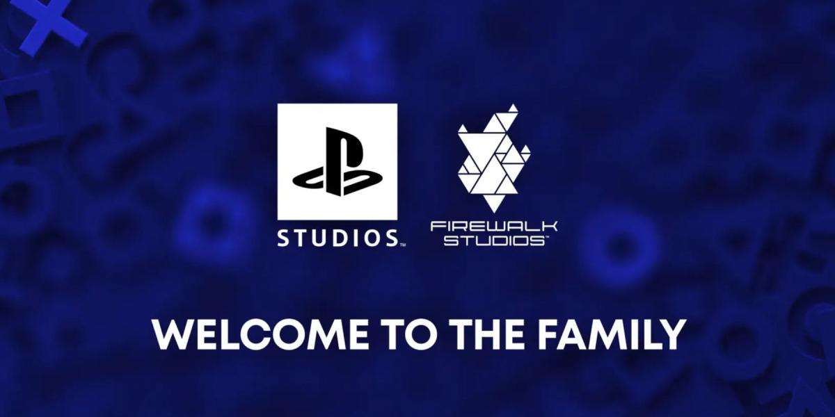 playstation studios firewalk studios bem-vindo postagem de anúncio de logotipos