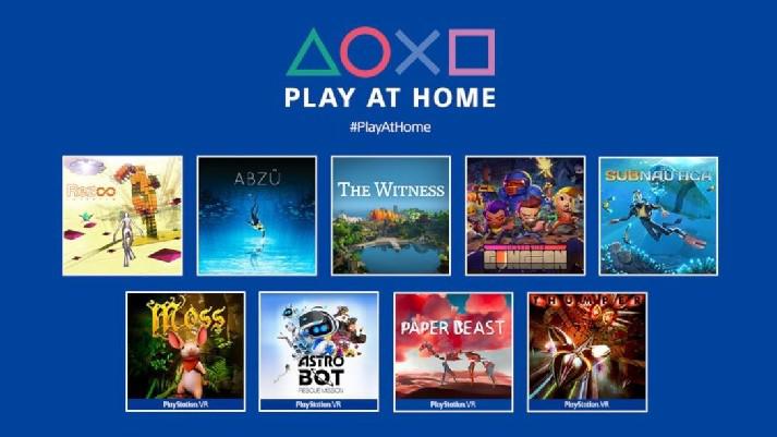 PlayStation distribui 10 jogos grátis como parte da iniciativa Play at Home