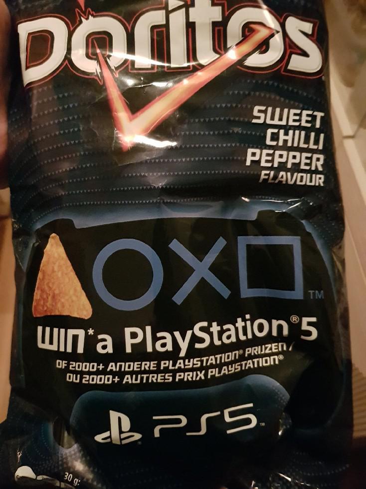 PlayStation promovendo PS5 com Doritos