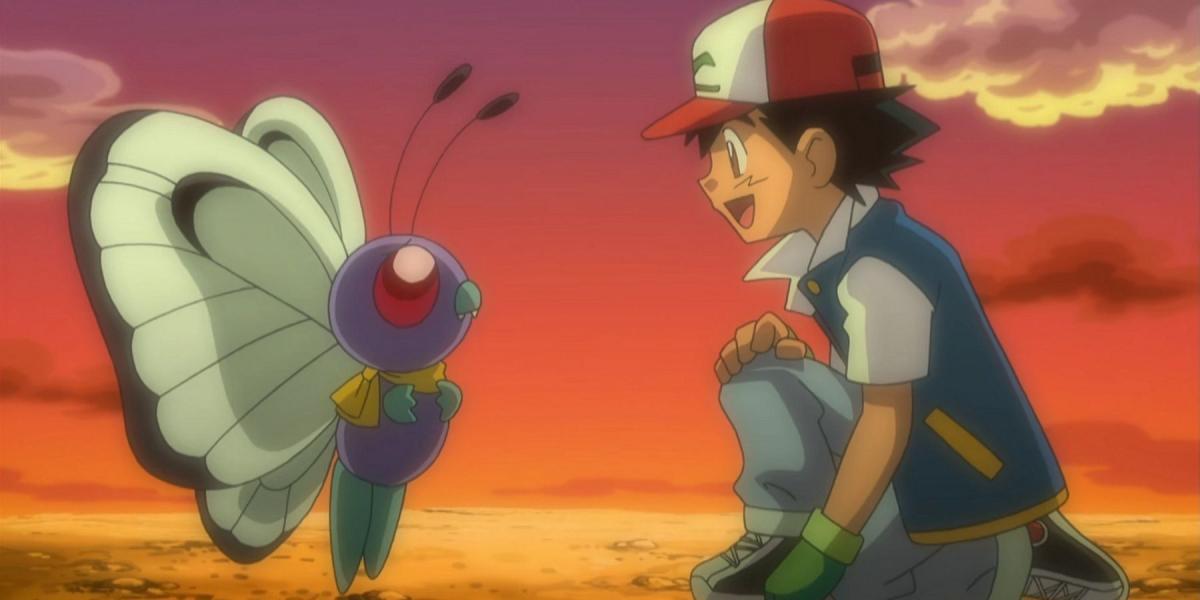 Pokemon Anime finalmente reúne Ash com seu Butterfree após 25 anos