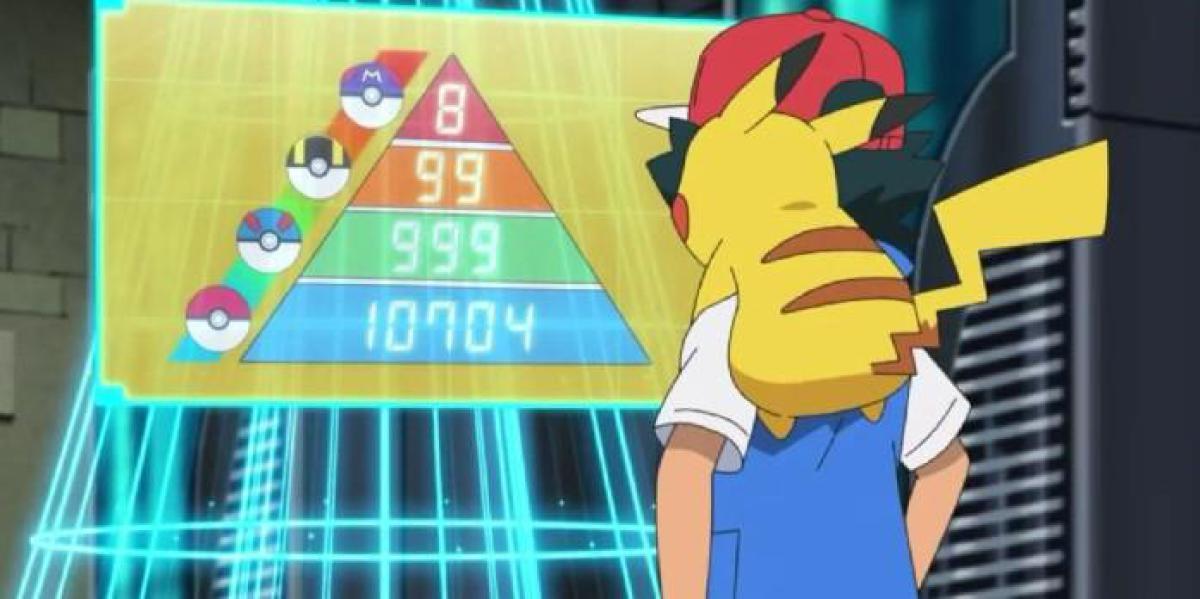 Pokemon Anime revela estatísticas oficiais de Ash, Cynthia e mais