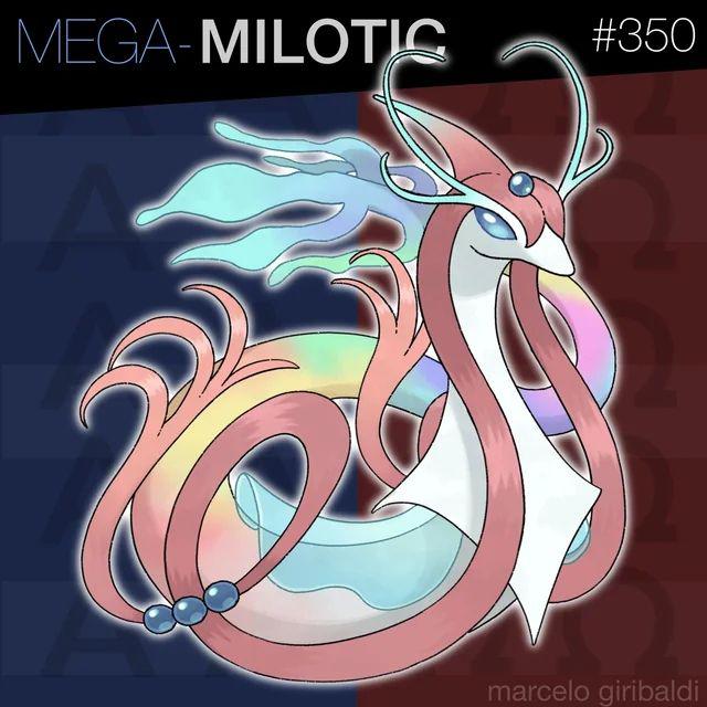 Pokemon Fan Art dá a Milotic uma incrível mega evolução