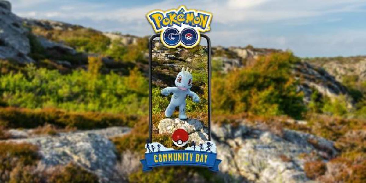 Pokemon GO confirma o dia da comunidade Machop com pesquisa especial