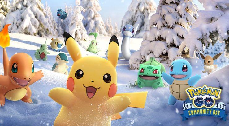 Pokemon GO - datas do dia da comunidade de inverno e evento massivo de dezembro confirmados