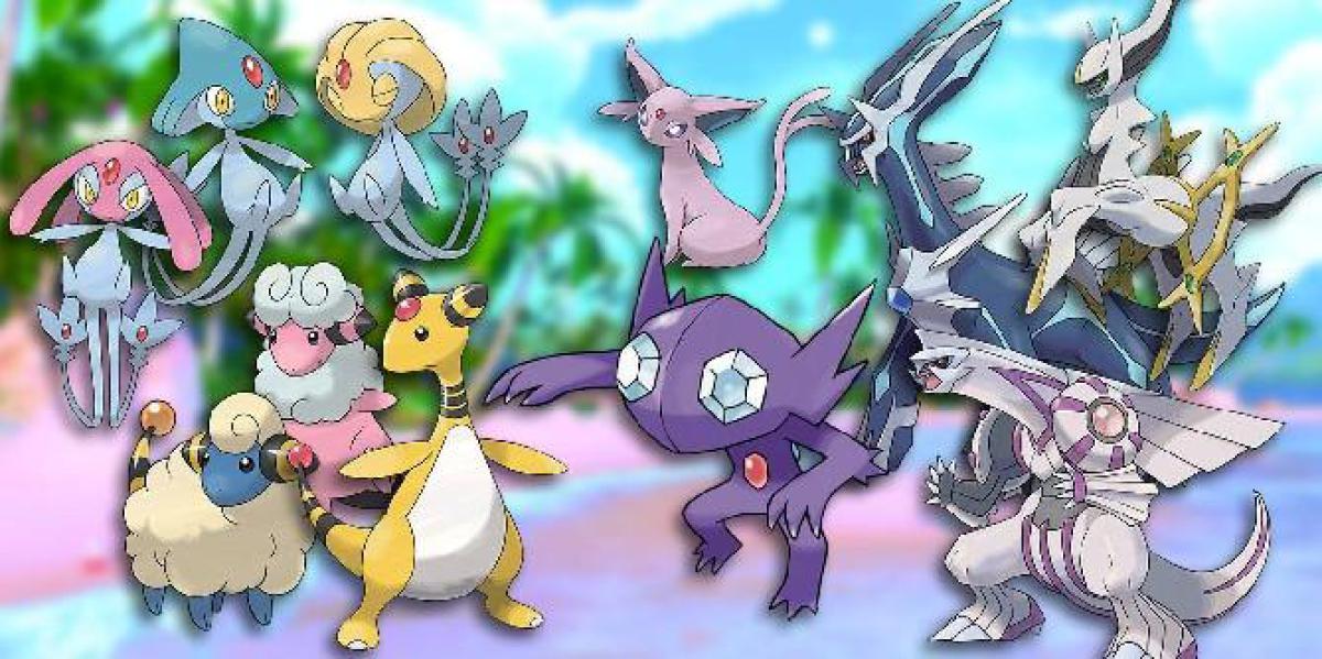 Pokemon inspirados em pedras preciosas executam toda a gama
