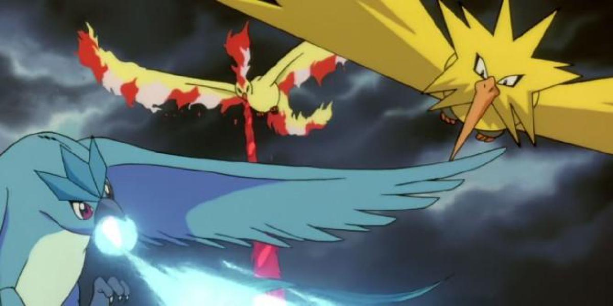 Pokemon Journeys provoca o retorno dos pássaros lendários
