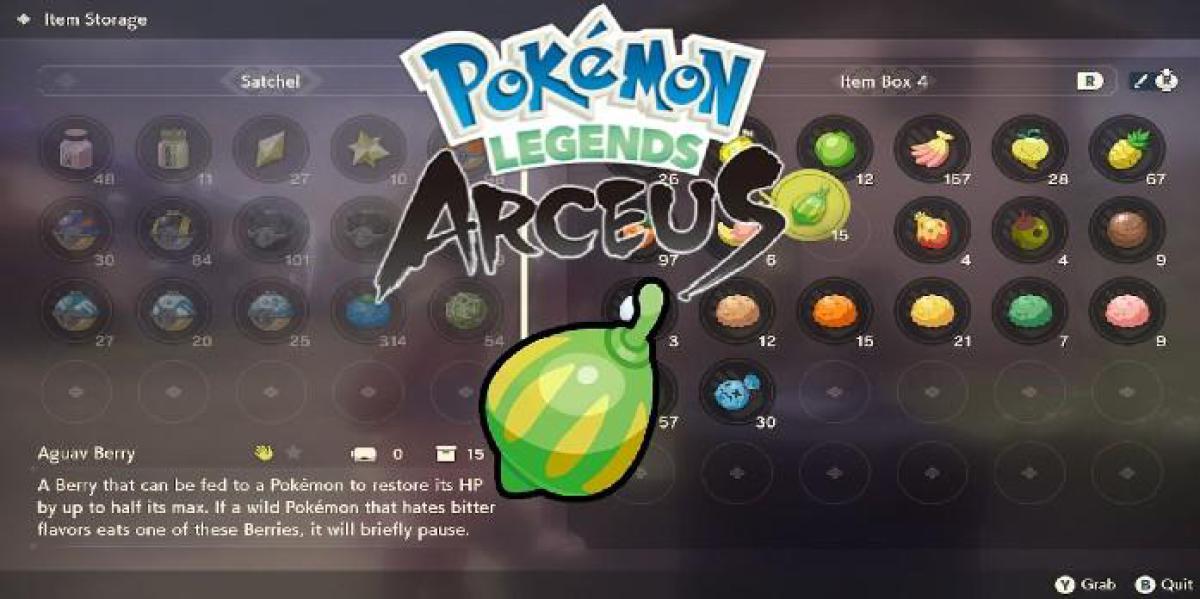 Pokemon Legends: Arceus – Como cultivar bagas de aguav