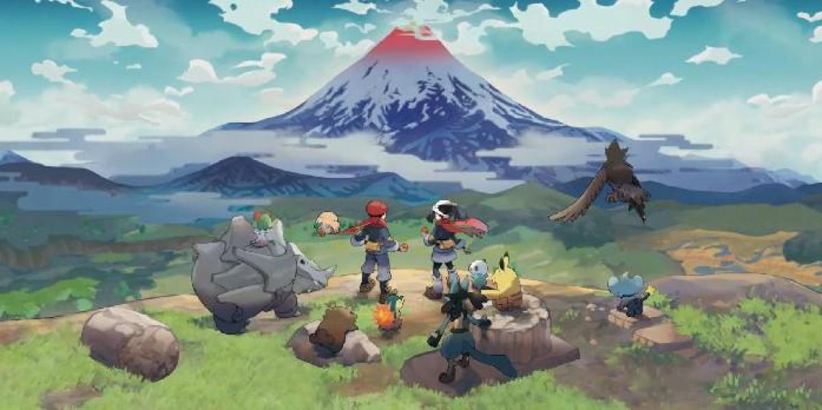 Pokemon Legends: Arceus Player aponta detalhes hilários sobre os lendários do jogo na Jubilife Village