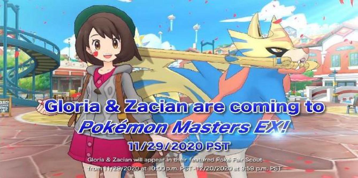 Pokemon Masters adicionará Gloria e Zacian de Sword and Shield