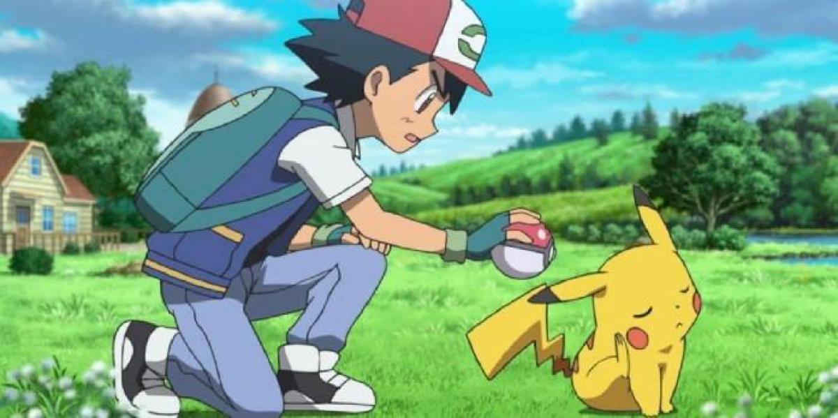 Pokemon: Por que o Pikachu nunca está dentro de sua Pokébola?