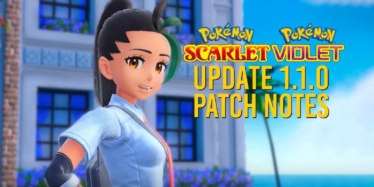 Pokemon Scarlet and Violet Update 1.1 Patch Notes reveladas