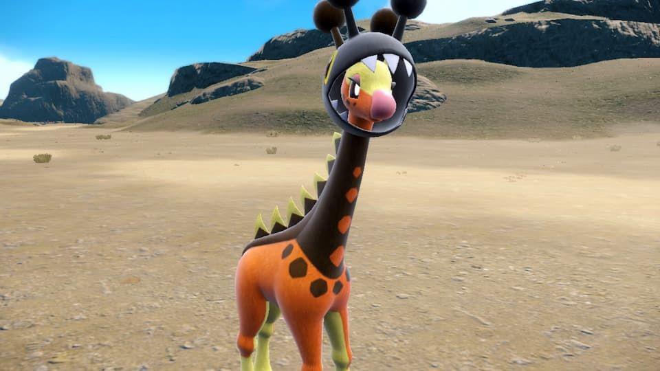 Pokemon Scarlet e Violet revelam evolução de Girafarig