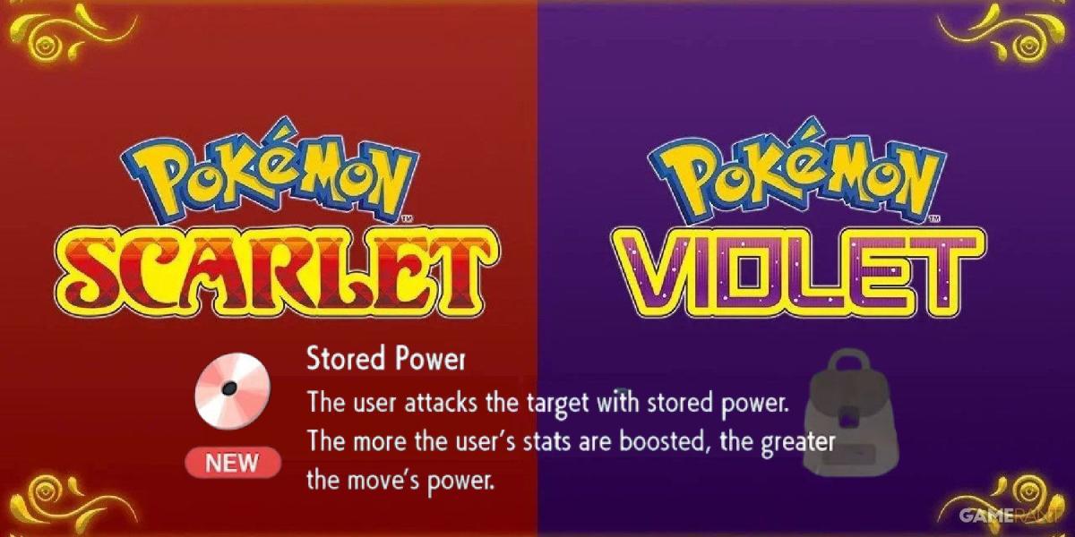Pokemon Scarlet & Violet: Onde encontrar o poder armazenado TM
