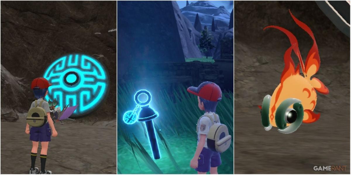 Pokemon Scarlet & Violet: todos os locais da estaca azul para abrir o santuário Firescourge e capturar Chi-Yu
