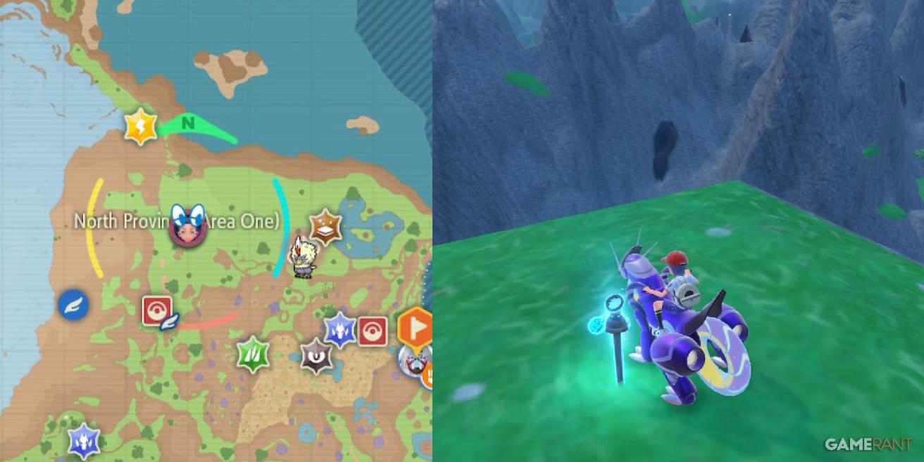 Pokemon Scarlet & Violet: todos os locais da estaca azul para abrir o santuário Firescourge e capturar Chi-Yu