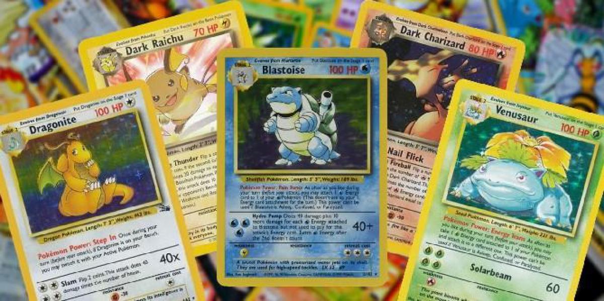 Pokemon TCG: 10 cartas da sua infância que valem uma fortuna