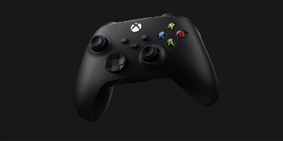 Pontos de vazamento do controle do Xbox Series X para o console branco