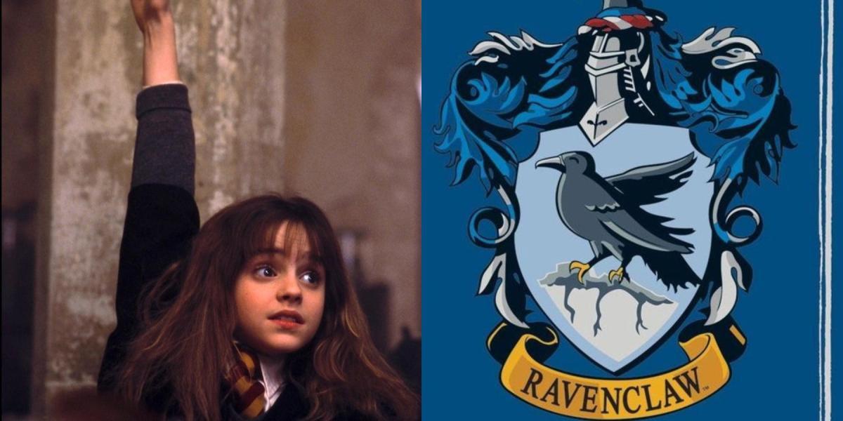 Por que Hermione não foi para Corvinal?