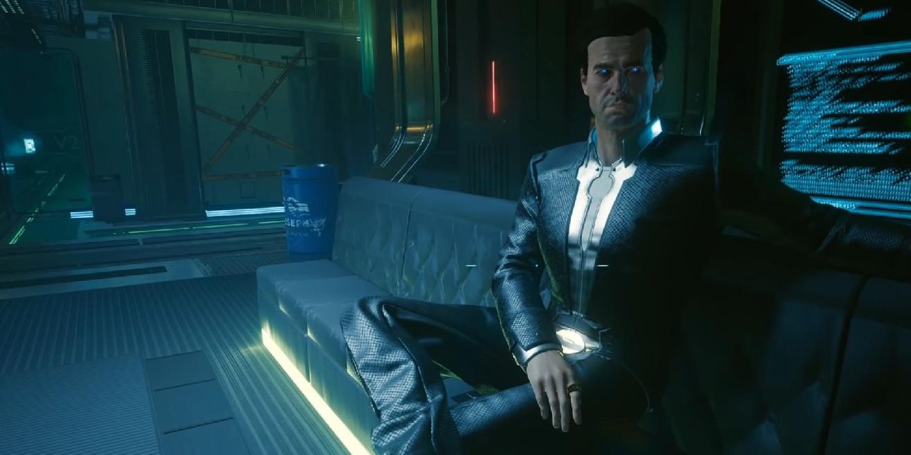 Por que o DLC Phantom Liberty do Cyberpunk 2077 provavelmente apresentará o Sr. Olhos Azuis