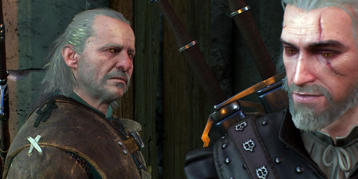 Witcher 3 Geralt e Vesemir