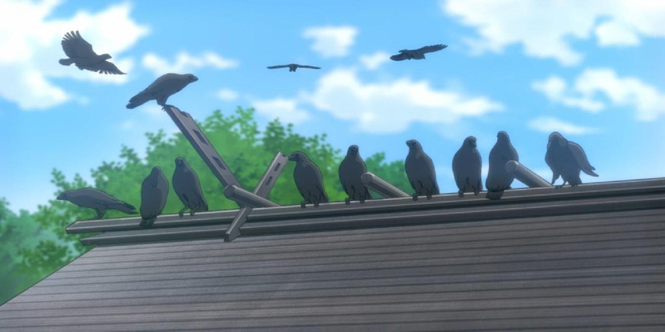 Por que tantos animes usam corvos?
