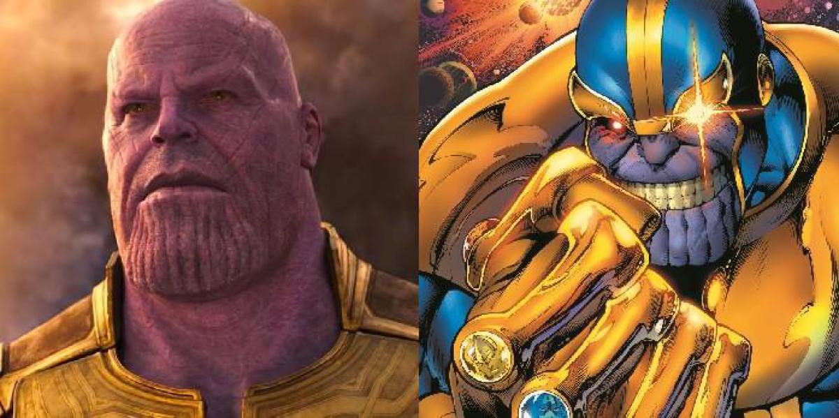 Por que Thanos do MCU é mais preciso em quadrinhos do que você pensa
