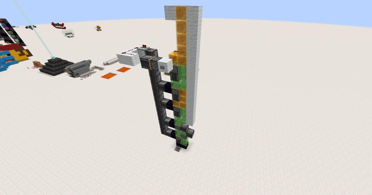 Uma máquina voadora que ascenderá infinitamente no Minecraft.