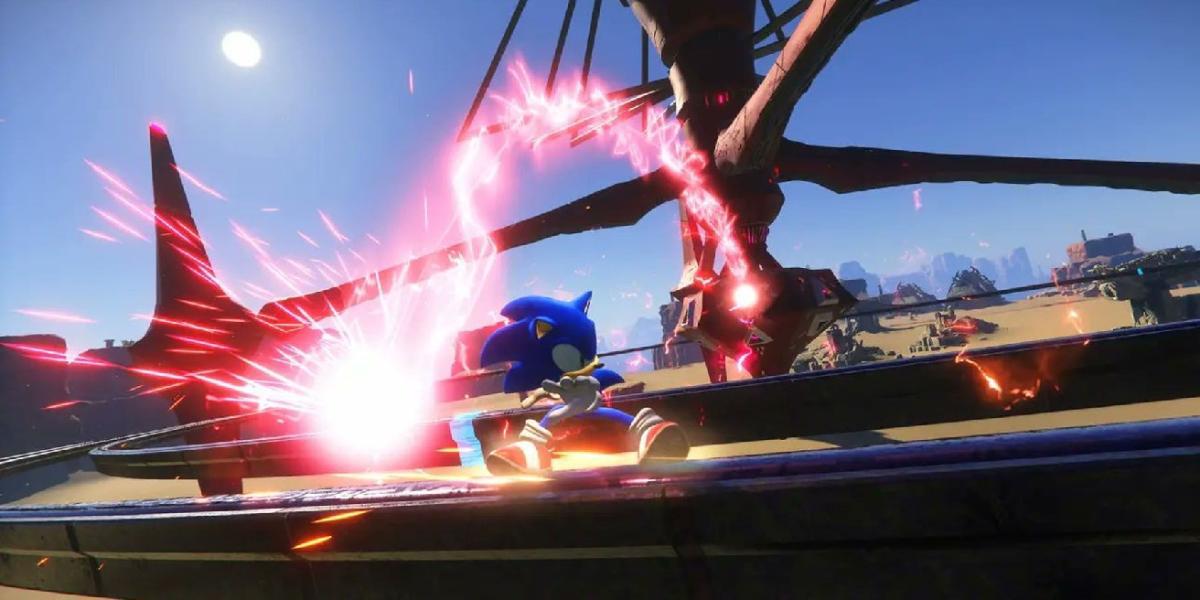 Prévia de Sonic Frontiers mostra variedade de combates e lutas contra chefes