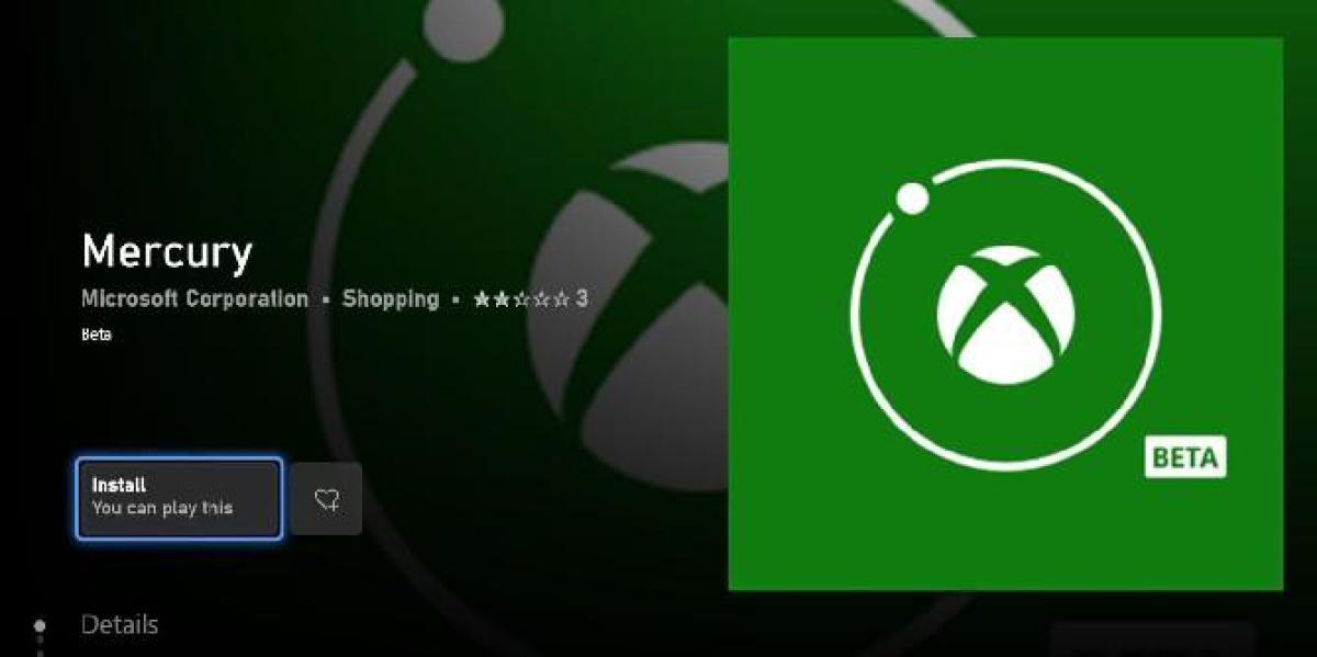 Primeira olhada no retrabalho do aplicativo Xbox Storefront vazada